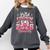 Senior 2026 Class Of 26 Coquette Pink Bow Graduation Cousin Comfort Colors Sweatshirt Pepper