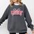 Senior 2026 Coquette Pink Bow Graduation 2026 Class Of 2026 Comfort Colors Sweatshirt Pepper