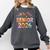 Senior 2026 Groovy Retro Grad Class Of 2026 Graduation Kids Comfort Colors Sweatshirt Pepper