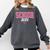 Senior 2026 Pink Coquette Bow Class Of 2026 Graduation Women Comfort Colors Sweatshirt Pepper
