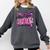 Senior 2027 Class Of 2027 Coquette Girl Pink Graduation 2027 Comfort Colors Sweatshirt Pepper