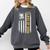 Senior 26 Class Of 2026 American Flag Graduation 2026 Comfort Colors Sweatshirt Pepper