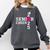 Senior Cheerleader Cheer Class Of 2025 Graduation Graduate Comfort Colors Sweatshirt Pepper