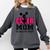 Senior Cheerleader Mom Cheer Class Of 2025 Graduation Women Comfort Colors Sweatshirt Pepper