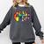 Senior Class Of 2019 Boho Tie Dye Graduation Comfort Colors Sweatshirt Pepper