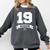 Senior Class Of 2019 Graduation School College Comfort Colors Sweatshirt Pepper
