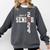 Senior Class Of 2024 Football Graduation Party Favors 2024 Comfort Colors Sweatshirt Pepper