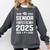 Senior Class Of 2025 Shirt High School Graduation 2025 Comfort Colors Sweatshirt Pepper