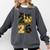 Senior Class Of 2026 Senior Girl Graduation Cap Coquette Bow Comfort Colors Sweatshirt Pepper