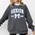 Senior Class Of 2026 Graduation Girly Floral Coquette Bow Comfort Colors Sweatshirt Pepper