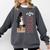 Senior Class Of 2026 Melanin Girl 2026 Graduation Comfort Colors Sweatshirt Pepper