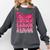 Senior Class Of 2026 Pink Coquette Bow Graduation 2026 Comfort Colors Sweatshirt Pepper