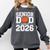 Senior Dad Class Of 2026 Cute Basketball Dad Graduation 2026 Comfort Colors Sweatshirt Pepper