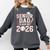 Senior Dad Class Of 2026 Graduate Baseball 2026 Graduation Comfort Colors Sweatshirt Pepper