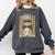 Senior Graduate 2024 Queen Graduation Educated Melanin Comfort Colors Sweatshirt Pepper