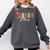 Senior Mom 2024 Graduation Heart Class Of 2024 Comfort Colors Sweatshirt Pepper