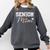 Senior Mom 2026 Football Mommy Class Of 2026 Graduation Comfort Colors Sweatshirt Pepper