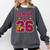 Senior Mom 2026 Proud Senior Mom Class Of 26 For Graduation Comfort Colors Sweatshirt Pepper