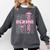 Senior Mom 2027 Class Of 2027 Coquette Bow Graduation 2027 Comfort Colors Sweatshirt Pepper