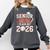 Senior Mom Class Of 2026 Graduate Baseball 2026 Graduation Comfort Colors Sweatshirt Pepper
