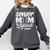Senior Mom Squad Baseball Class Of 2023 Graduation Comfort Colors Sweatshirt Pepper