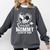 Senior Mommy Class Of 2026 Soccer Graduation Heart Premium Tri-Blend Comfort Colors Sweatshirt Pepper