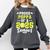 Senior Poppa 2025 Tennis Class Of 2025 Graduation Comfort Colors Sweatshirt Pepper