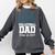 Senior Volleyball Dad Class Of 2025 Graduation Graduate Comfort Colors Sweatshirt Pepper