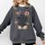 She Blooms Among The Pages Women Mom Wife Floral Book Lover Comfort Colors Sweatshirt Pepper