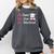 She Came She Saw She Mastered Graduation Comfort Colors Sweatshirt Pepper