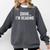 Shhh I'm Reading Book Lover Bookish Read Lover Outfit Comfort Colors Sweatshirt Pepper Shhh I'm Reading Book Lover Bookish Read Lover Outfit Comfort Colors Sweatshirt Pepper
