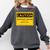 A Simple Yellow Warning Sign For Introvert Comfort Colors Sweatshirt Pepper A Simple Yellow Warning Sign For Introvert Comfort Colors Sweatshirt Pepper
