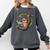 Sloth Reading a Book Lazy Sloth Bookworm Comfort Colors Sweatshirt Pepper