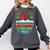 Snow Christmas Introvert Team Introverted Introvert Xmas Comfort Colors Sweatshirt Pepper