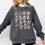 Snowman Reading Book Christmas Cozy Book Lover Bookish Comfort Colors Sweatshirt Pepper