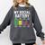 My Social Battery Introverted Low Energy Antisocial Comfort Colors Sweatshirt Pepper
