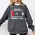 Social Battery Low Anti-Social Introvert Comfort Colors Sweatshirt Pepper