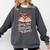 Sorry This Is a Date With My Book Valentine Comfort Colors Sweatshirt Pepper