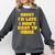 SORRY I'M LATE I DIDN'T WANT TO COME FUNNY INTROVERT PRESENT Comfort Colors Sweatshirt Pepper SORRY I'M LATE I DIDN'T WANT TO COME FUNNY INTROVERT PRESENT Comfort Colors Sweatshirt Pepper