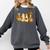 Spooky Halloween Book Lover Halloween Reading Goose Comfort Colors Sweatshirt Pepper