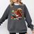Squirrel Reading a Book Lover Bookworm Comfort Colors Sweatshirt Pepper