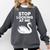 Stop Looking At Me Swan Introvert Humor Comfort Colors Sweatshirt Pepper
