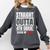 Straight Outta 4th Grade Graduation Class 2028 Fourth Grade Comfort Colors Sweatshirt Pepper