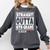 Straight Outta 6th Grade Class Of 2018 Graduation Shirt Comfort Colors Sweatshirt Pepper