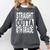 Straight Outta 6th Grade Graduation Sixth Grade Graduate Comfort Colors Sweatshirt Pepper