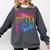 Straight Outta 8th Grade Great Graduation Eighth Grade Comfort Colors Sweatshirt Pepper