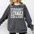 Straight Outta College Graduation Adult Comfort Colors Sweatshirt Pepper