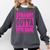 Straight Outta Fifth Grade Graduation Class Comfort Colors Sweatshirt Pepper