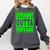 Straight Outta Fourth Grade Graduation Class Comfort Colors Sweatshirt Pepper
