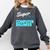 Super Computer Engineer New Job Graduation Comfort Colors Sweatshirt Pepper